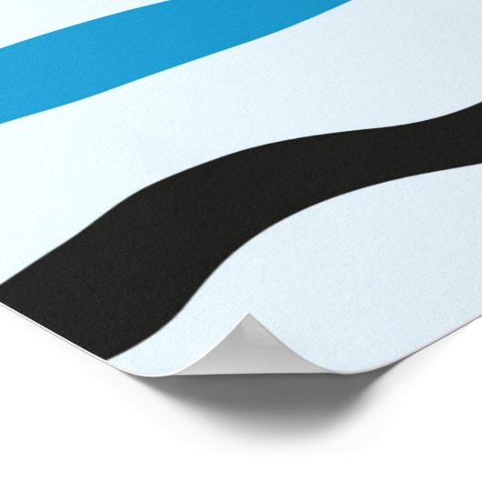 抽象芸術幾何学的シームレス装飾模様 ポスター (角)