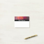 抽象芸術幾何学的ダイヤモンドパターン ポストイット (デスク上)