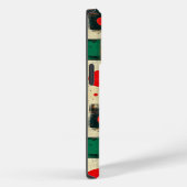 抽象芸術幾何学的デザインと名前をカスタムする Case-Mate iPhoneケース (裏面 / 右)