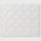 抽象芸術幾何学的デザイン(線と点) ラッピングペーパー (フラット)