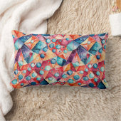 抽象芸術幾何学的デジタルパターン29 – 枕 (ブランケット)