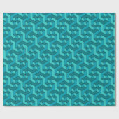 抽象芸術幾何学的パターンのラッピング紙 ラッピングペーパー (フラット)