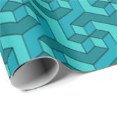 抽象芸術幾何学的パターンのラッピング紙 ラッピングペーパー (ロールコーナー)