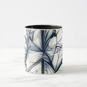 抽象芸術幾何学的パターンデザイン27 – コーヒーマグ マグカップ (中央)