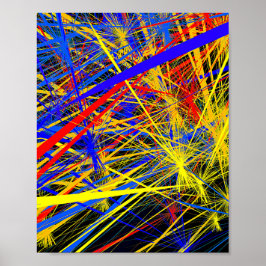 抽象芸術幾何学的パターンデザイン ポスター