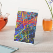 抽象芸術幾何学的パターンデザイン 台座サイン (インサイチュ)