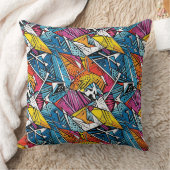 抽象芸術幾何学的パターン21 -装飾用クッション クッション (ブランケット)