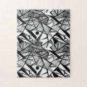 抽象芸術幾何学的パターン24 -パズル ジグソーパズル (縦)