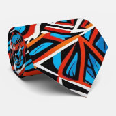 抽象芸術幾何学的パターン31 – ネックタイ ネクタイ (ロール)