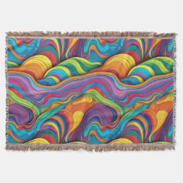抽象芸術幾何学的パターン34 -ブランケット スローブランケット