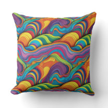 抽象芸術幾何学的パターン34 -装飾用クッション