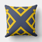 抽象芸術幾何学的パターン クッション (裏面)