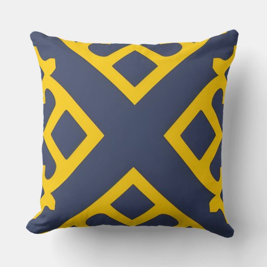 抽象芸術幾何学的パターン クッション (正面)