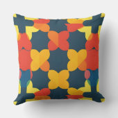 抽象芸術幾何学的パターン クッション (裏面)