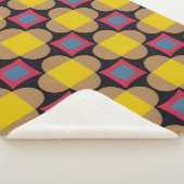 抽象芸術幾何学的パターン シェルパブランケット (3/4)