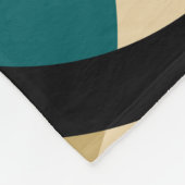 抽象芸術幾何学的パターン。シームレスメンフィススタイル フリースブランケット (角)