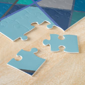 抽象芸術幾何学的パターン ジグソーパズル (側面)