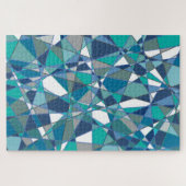 抽象芸術幾何学的パターン ジグソーパズル (横)