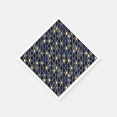 抽象芸術幾何学的パターン。 スタンダードカクテルナプキン (角)