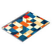 抽象芸術幾何学的パターン ノートブック (左側)
