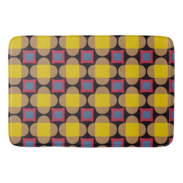 抽象芸術幾何学的パターン バスマット