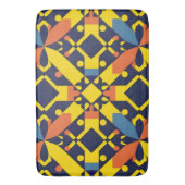 抽象芸術幾何学的パターン バスマット (正面縦)