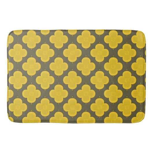 抽象芸術幾何学的パターン バスマット (正面)