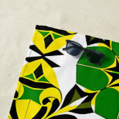 抽象芸術幾何学的パターン ビーチタオル (インサイチュ)