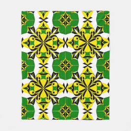 抽象芸術幾何学的パターン フリースブランケット