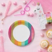 抽象芸術幾何学的パターン ペーパープレート (パーティー)