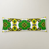 抽象芸術幾何学的パターン ボディピロー (裏面)