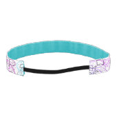 抽象芸術幾何学的パターン |並べて表示およびフィルタ | アスレチックヘッドバンド (裏面)