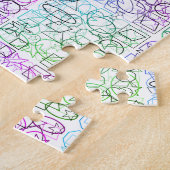 抽象芸術幾何学的パターン |並べて表示およびフィルタ | ジグソーパズル (側面)