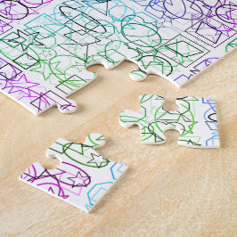 抽象芸術幾何学的パターン |並べて表示およびフィルタ | ジグソーパズル