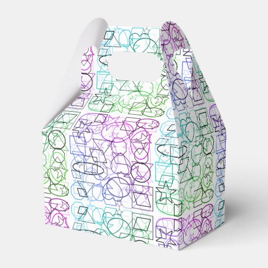 抽象芸術幾何学的パターン |並べて表示およびフィルタ | フェイバーボックス (正面サイド)