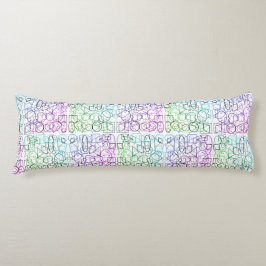 抽象芸術幾何学的パターン |並べて表示およびフィルタ | ボディピロー