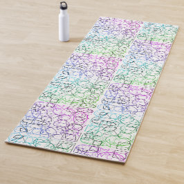 抽象芸術幾何学的パターン |並べて表示およびフィルタ | ヨガマット