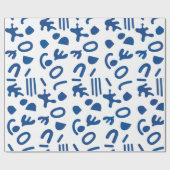 抽象芸術幾何学的パターン、幾何学的プリント ラッピングペーパー (フラット)