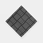 抽象芸術幾何学的パターン – 白黒。 スタンダードランチョンナプキン (角)