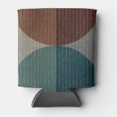 抽象芸術幾何学的パターン。 缶クーラー (正面)