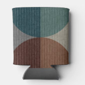 抽象芸術幾何学的パターン。 缶クーラー (裏面)