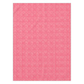抽象芸術幾何学的ファッショナブル60ピンク テーブルクロス (正面)