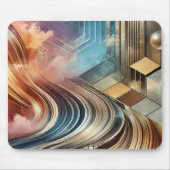 抽象芸術幾何学的マウスパッド マウスパッド (正面)