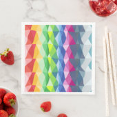 抽象芸術幾何学的レインボープリズム形状パターン (インサイチュ)