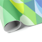 抽象芸術幾何学的レインボープリズム形状パターン ラッピングペーパー (ロールコーナー)