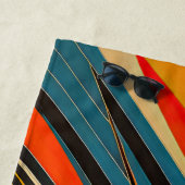 抽象芸術幾何学的未来論 ビーチタオル (インサイチュ)