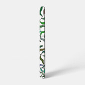 抽象芸術幾何学的植物茎葉樹 SAMSUNG GALAXYケース (左側面)