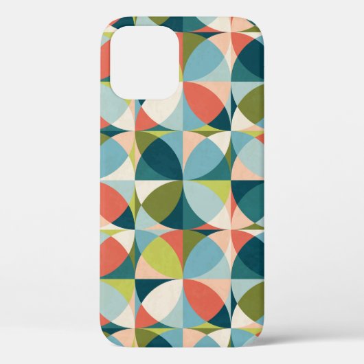 抽象芸術幾何学的継ぎ目のない模様 Case-Mate iPhoneケース (裏面)