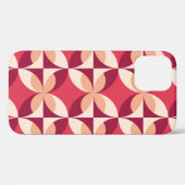 抽象芸術幾何学的:シームレスな繊維デザイン Case-Mate iPhoneケース (裏面 (横))