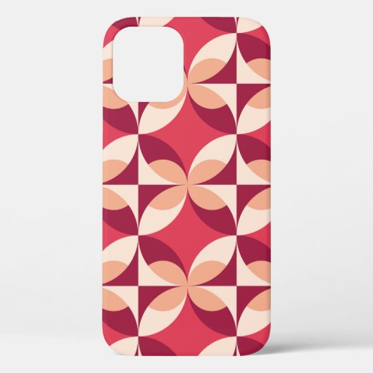 抽象芸術幾何学的:シームレスな繊維デザイン Case-Mate iPhoneケース (裏面)